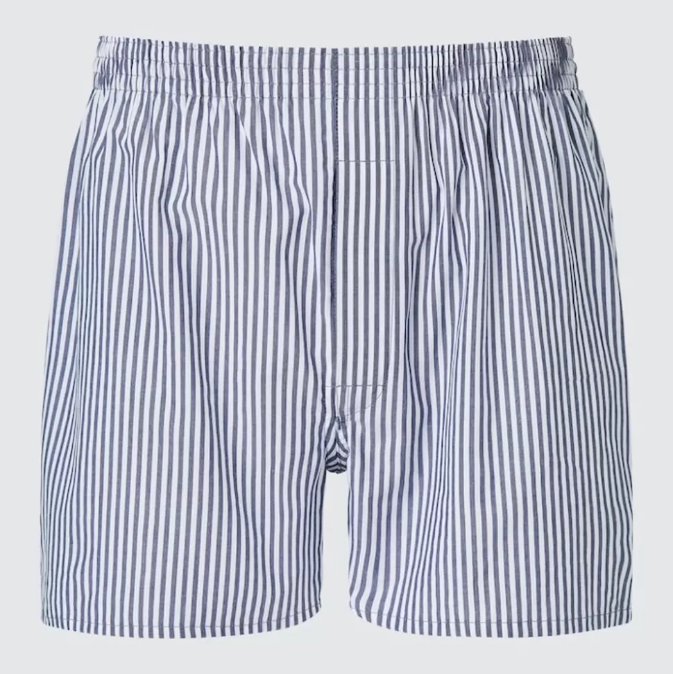 UNIQLO Unterwäsche*Gestreifte Boxershorts Blau