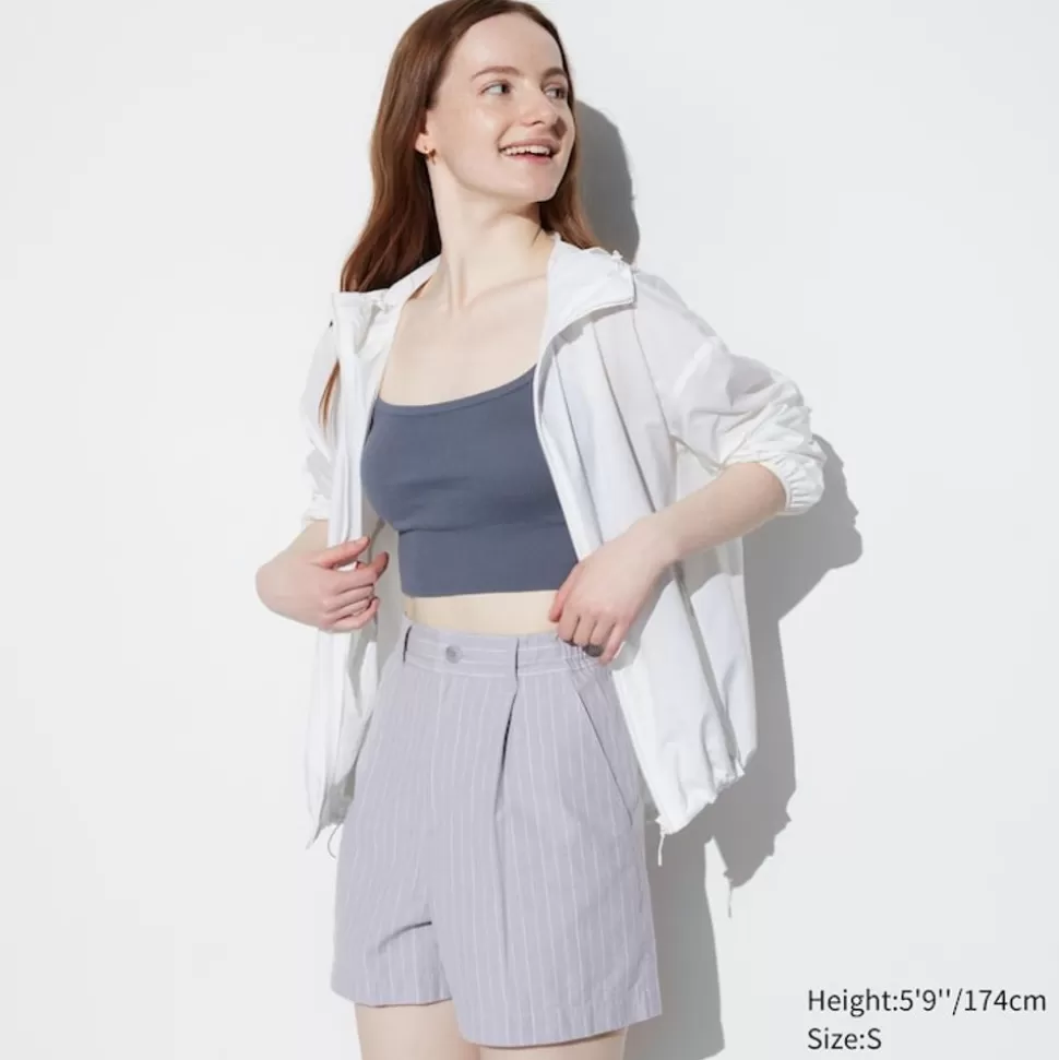 UNIQLO Shorts*Gestreifte Leinen Baumwolle Shorts