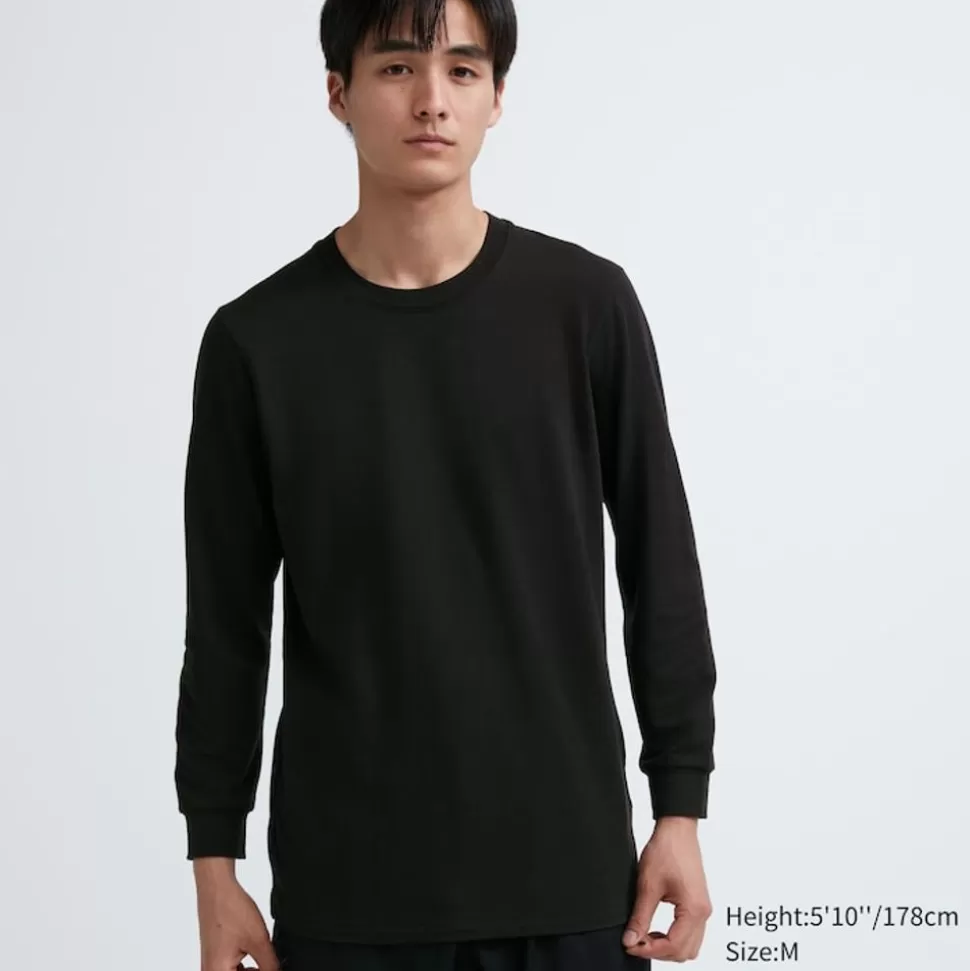 UNIQLO Loungewear & Pyjamas*Heattech Extra Warm Baumwoll Langarmshirt
