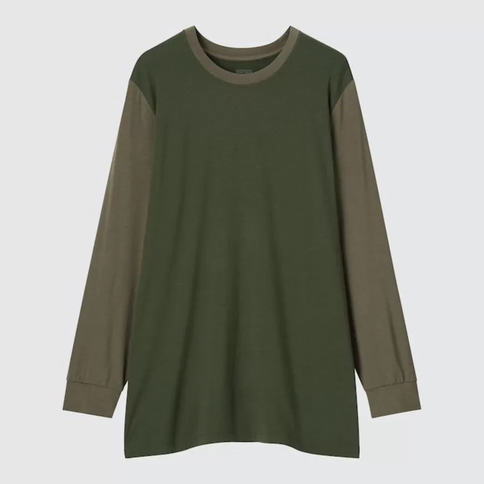 UNIQLO T-Shirts & Oberteile*Heattech Thermo Langarmshirt Dunkelgrun
