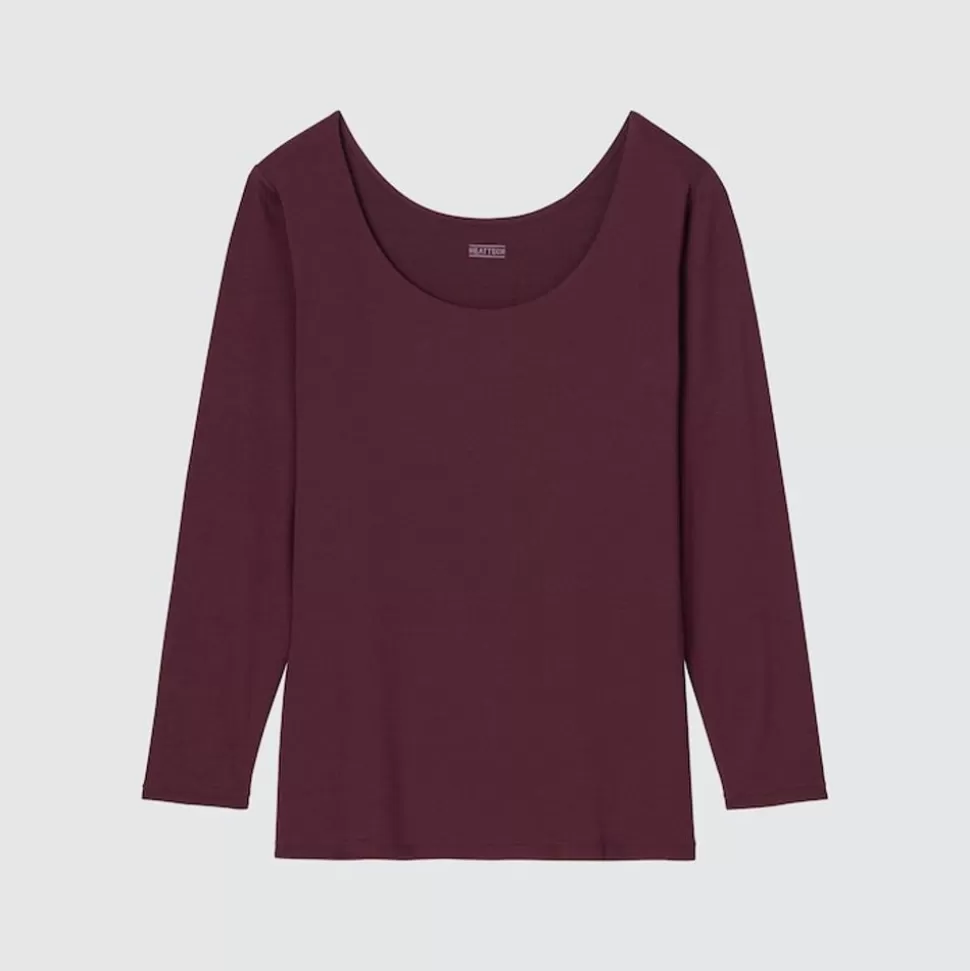 UNIQLO T-Shirts & Oberteile*Heattech Thermo Langarmshirt Mit Weitem Rundhals