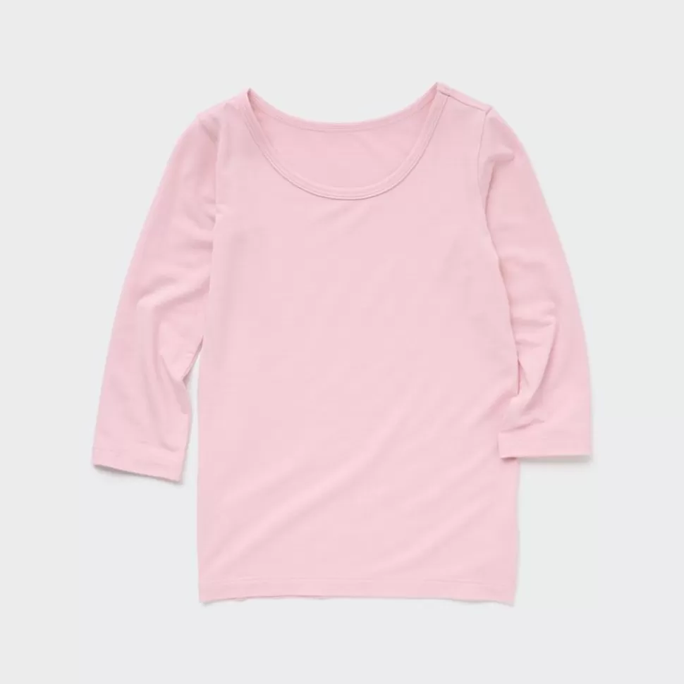 UNIQLO T-Shirts & Oberteile*Heattech Thermo Langarmshirt Mit Weitem Rundhals