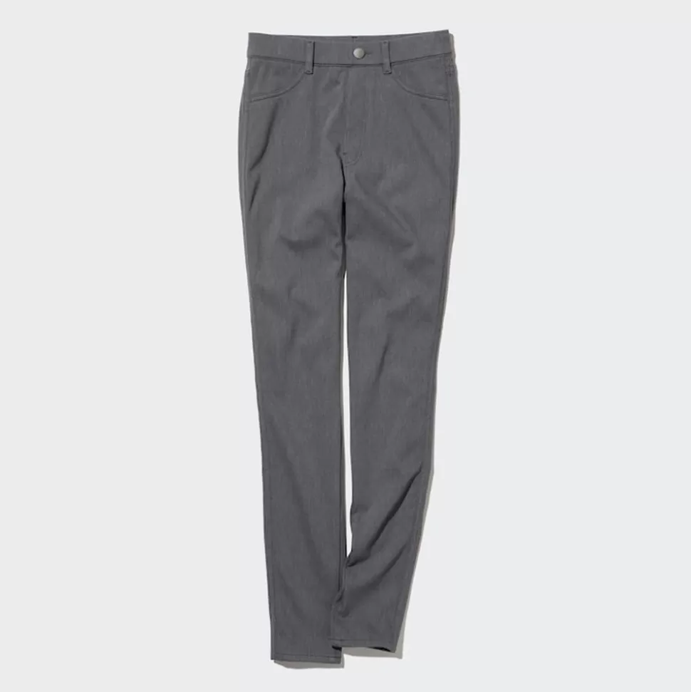 UNIQLO Hosen, Leggings & Jogginghosen*Heattech Ultra Stretch High Rise Thermo Leggings (Lang) Grau