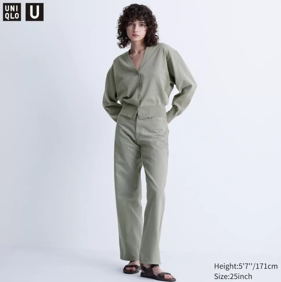 UNIQLO Jeans*High Waisted Colour Jeans (Straight Fit)