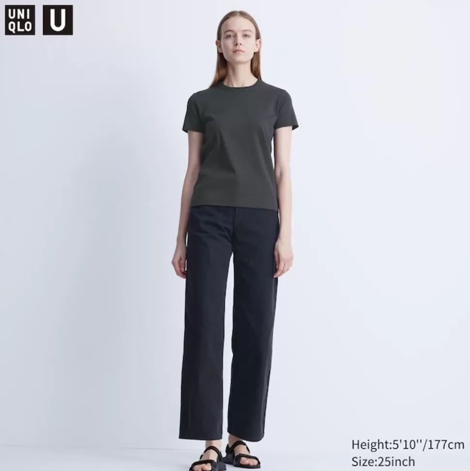 UNIQLO Jeans*High Waisted Colour Jeans (Straight Fit)