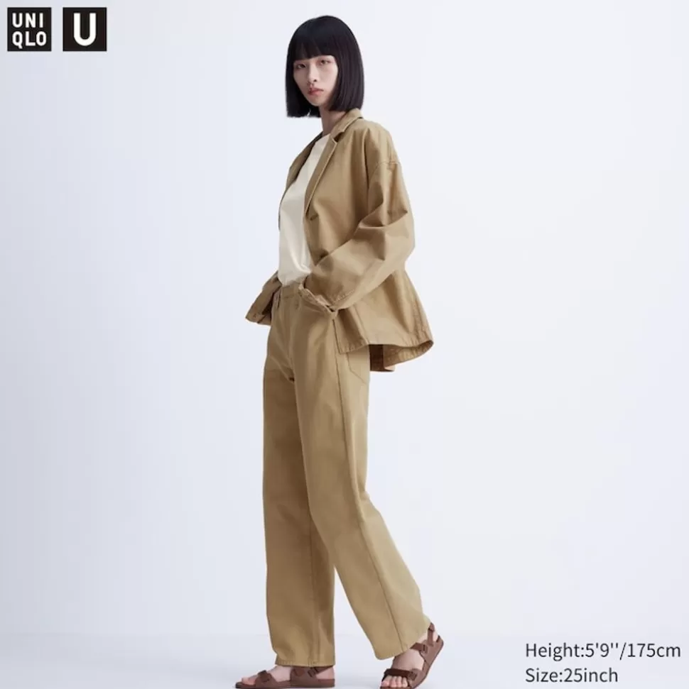 high_waisted_colour_jeans_straight_fit_2.webp UNIQLO Jeans*High Waisted Colour Jeans (Straight Fit)