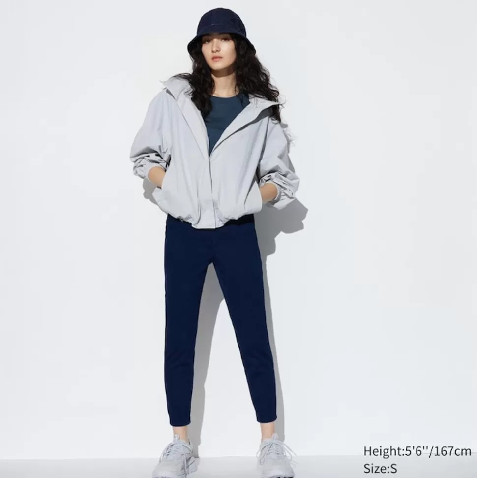 UNIQLO Hosen, Leggings & Jogginghosen*High Waisted Ultra Stretch Cropped Denim Leggings Blau