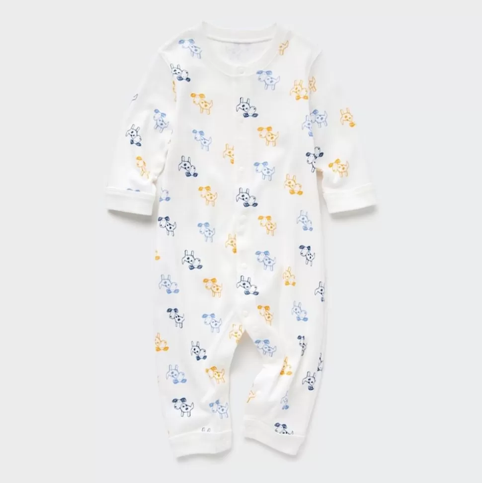 UNIQLO Strampler & Bodys*Joy Of Print Gerippter Langarm Strampler