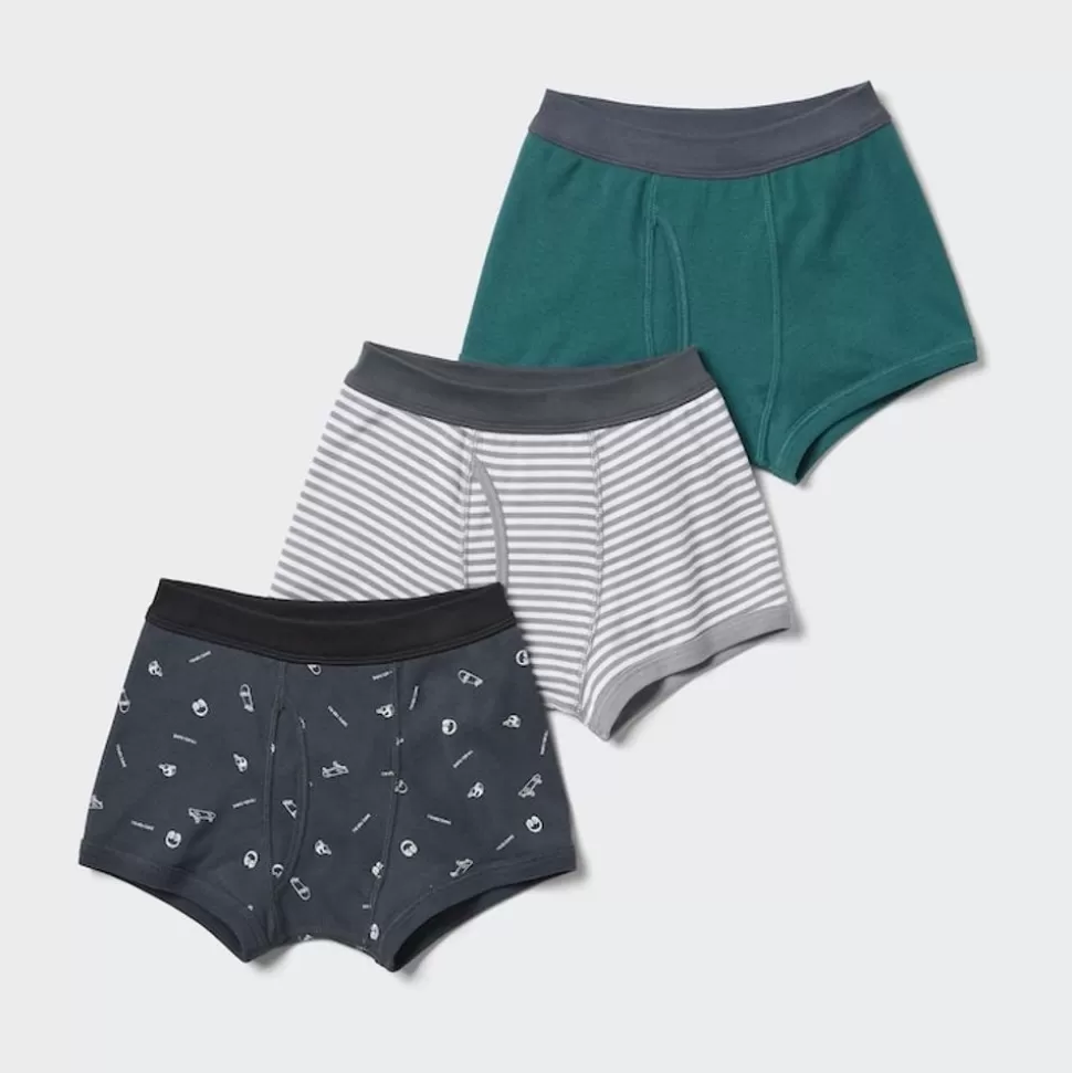 UNIQLO Bhs & Unterwäsche*Jungen Gemusterte Unterhose (3Er-Set)