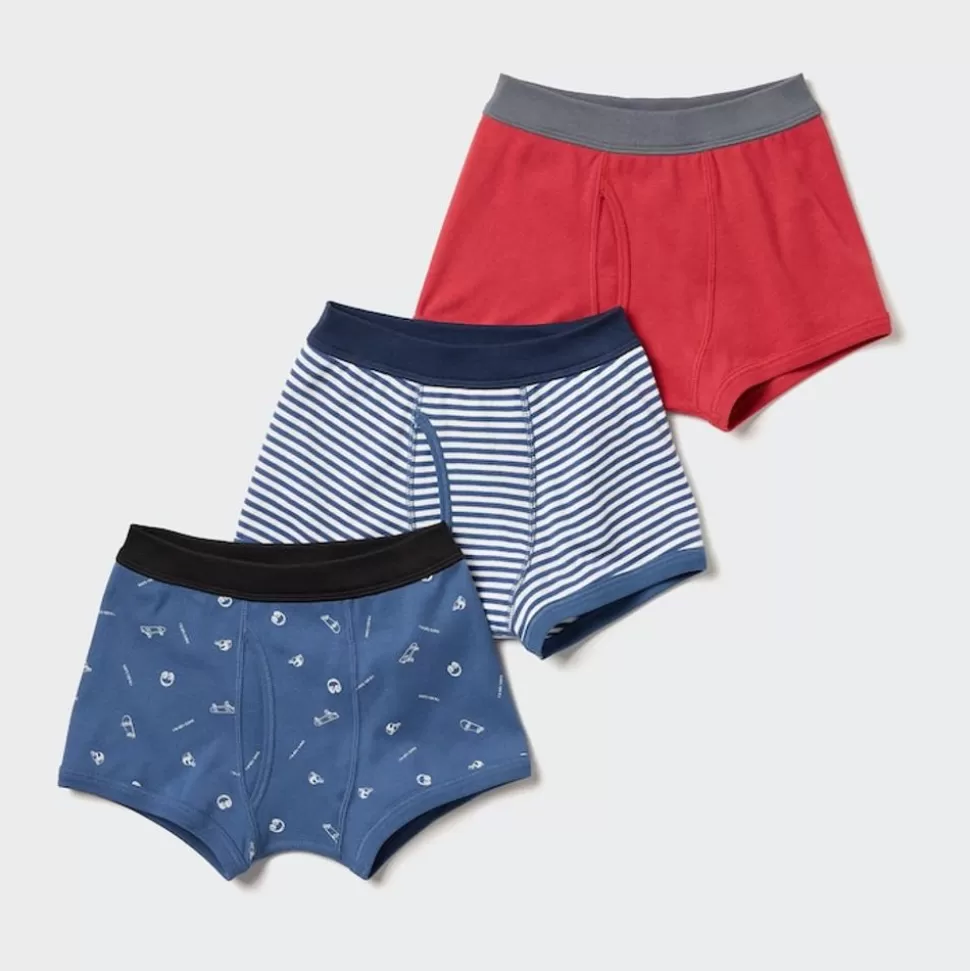 UNIQLO Bhs & Unterwäsche*Jungen Gemusterte Unterhose (3Er-Set)