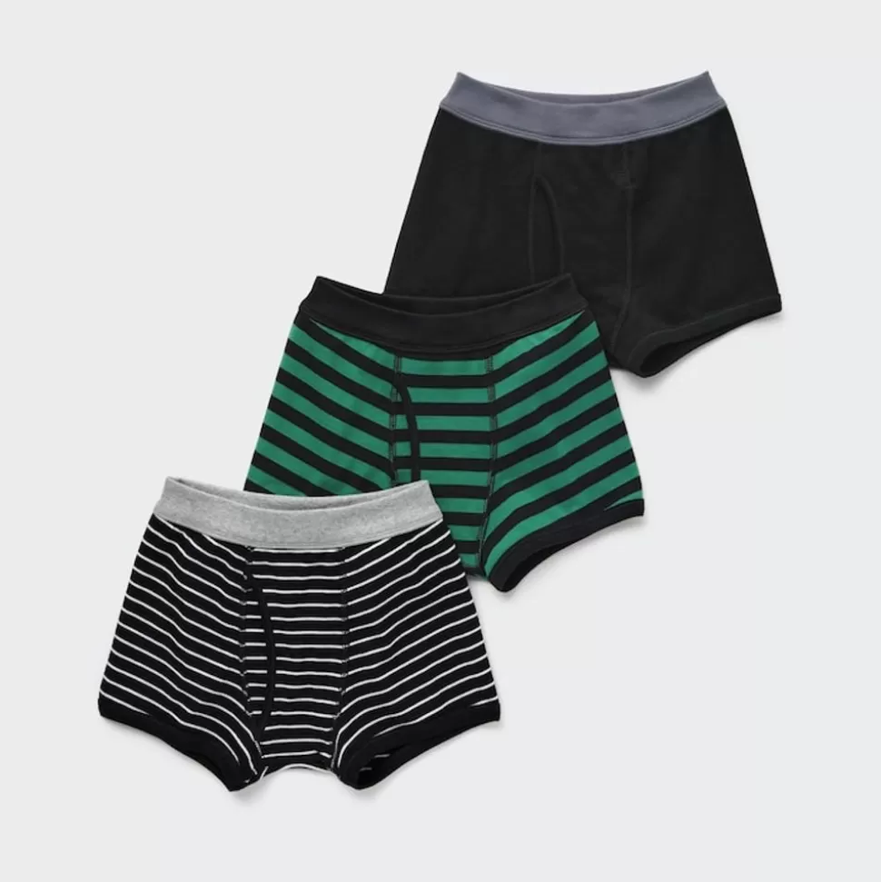 UNIQLO Bhs & Unterwäsche*Jungen Gestreifte Unterhose (3Er-Set)