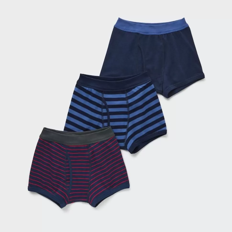 UNIQLO Bhs & Unterwäsche*Jungen Gestreifte Unterhose (3Er-Set)