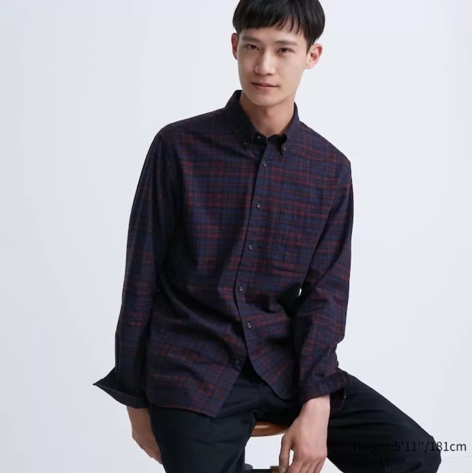 UNIQLO Hemden*Kariertes Flanell Hemd