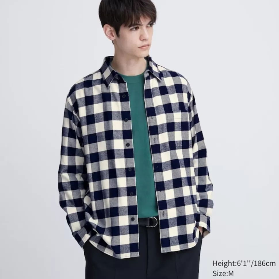 UNIQLO Hemden*Kariertes Flanell Hemd
