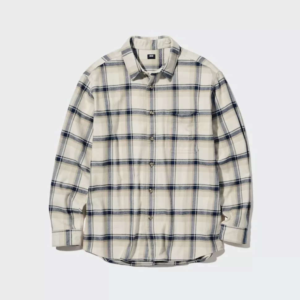 UNIQLO Hemden*Kariertes Flanell Langarm Hemd