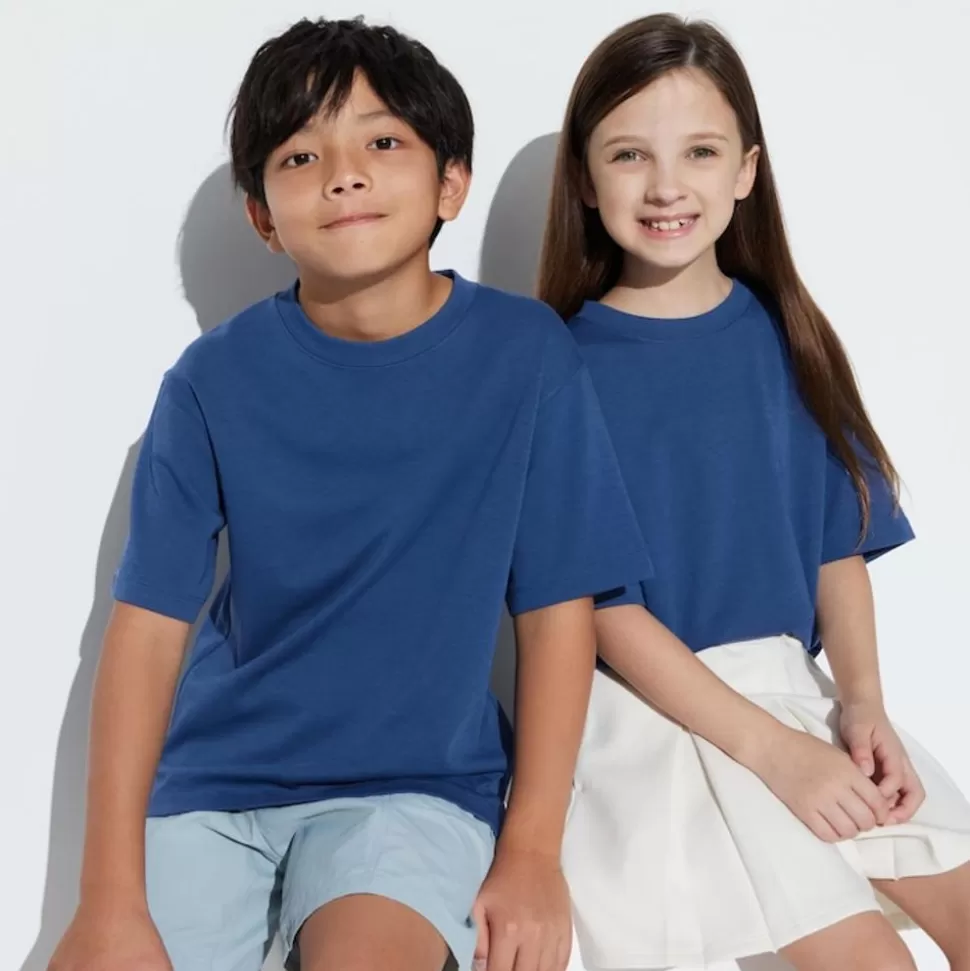 UNIQLO Airism Kuhlender Komfort*Kinder Airism Baumwolle T-Shirt