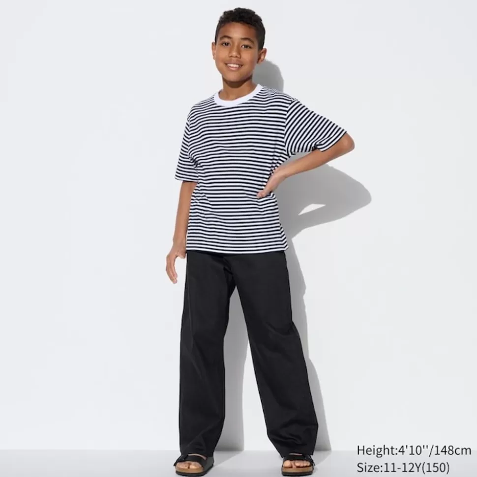 UNIQLO Jeans*Kinder Colour Jeans Mit Reisverschluss (Wide Fit)