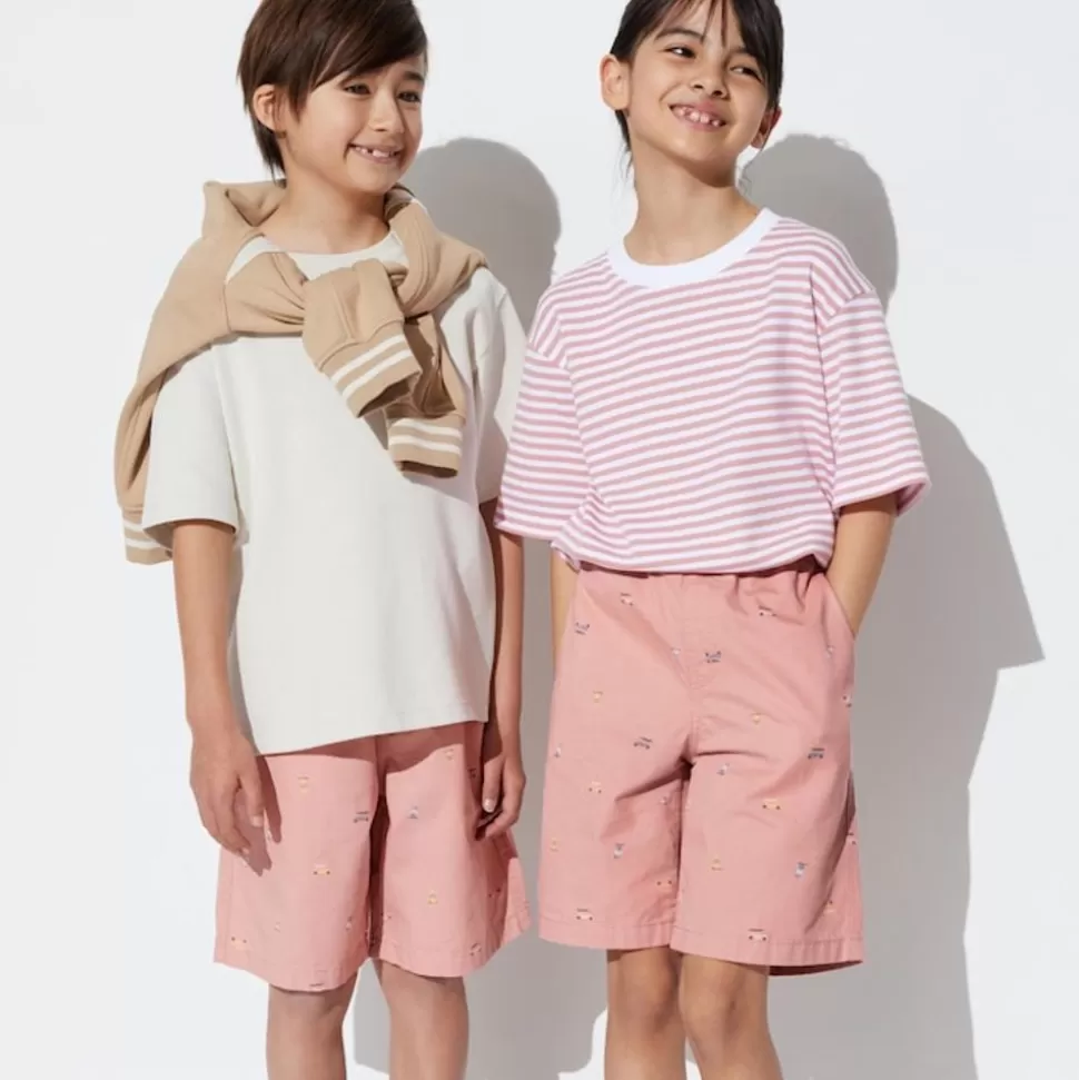 UNIQLO Hosen, Jogginghosen & Leggings*Kinder Gemusterte Easy Shorts