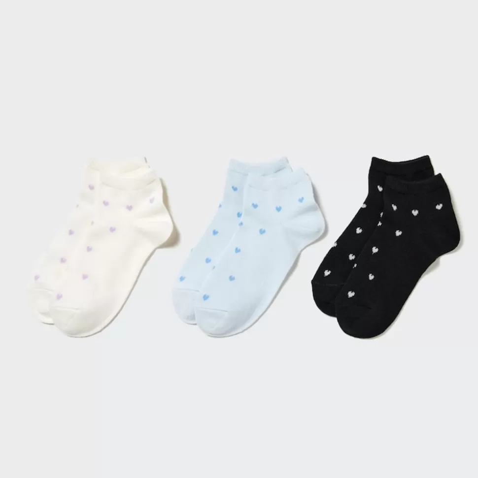 UNIQLO Socken, Strumpfhosen & Leggings*Kinder Gemusterte Kurzsocken (3Er-Set)