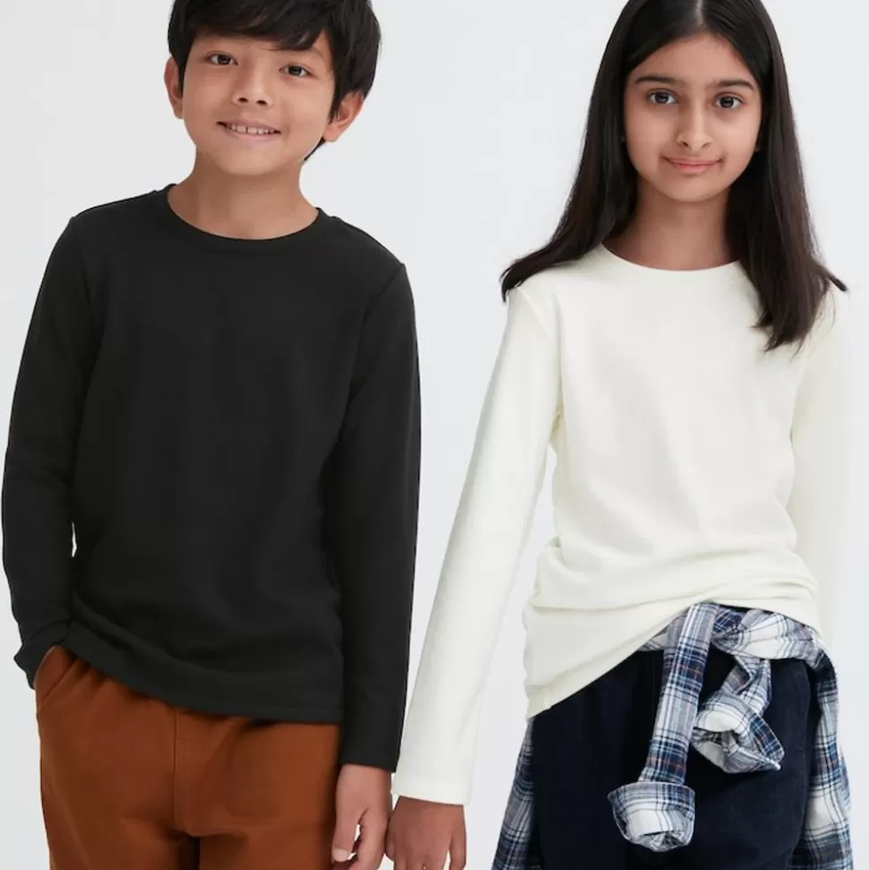 UNIQLO T-Shirts, Bh-Tops & Poloshirts*Kinder Heattech Ultra Warm Thermo Langarmshirt