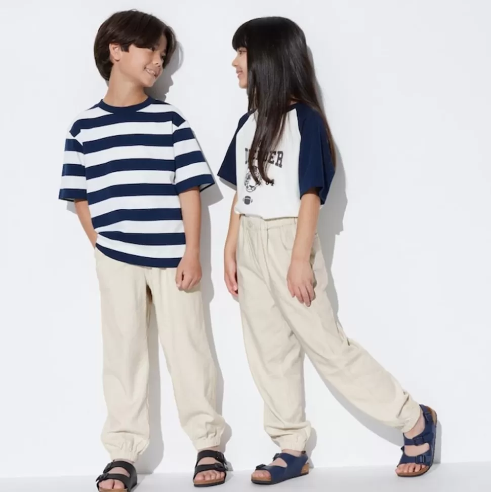 UNIQLO Hosen, Jogginghosen & Leggings*Kinder Leinenmix Jogginghose