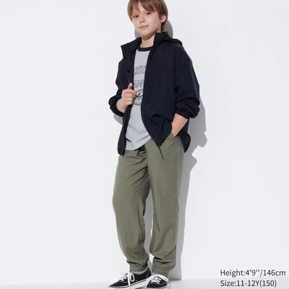 UNIQLO Naturlich Feines Leinen*Kinder Leinenmix Jogginghose