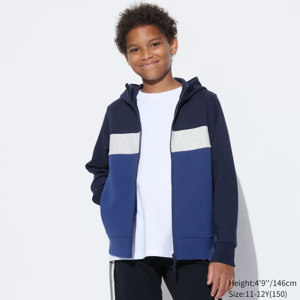 UNIQLO Sweatshirts*Kinder Ultra Stretch Dry Sweatjacke Mit Kapuze