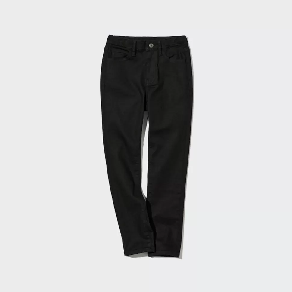 UNIQLO Jeans*Kinder Ultra Stretch Soft Jeans Mit Reisverschluss Schwarz
