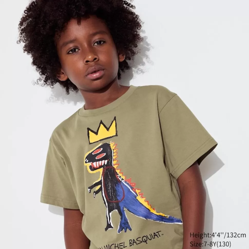 UNIQLO T-Shirts, Bh-Tops & Poloshirts*Kinder Ut Archive Ny Pop Art Ut Bedrucktes T-Shirt Grun