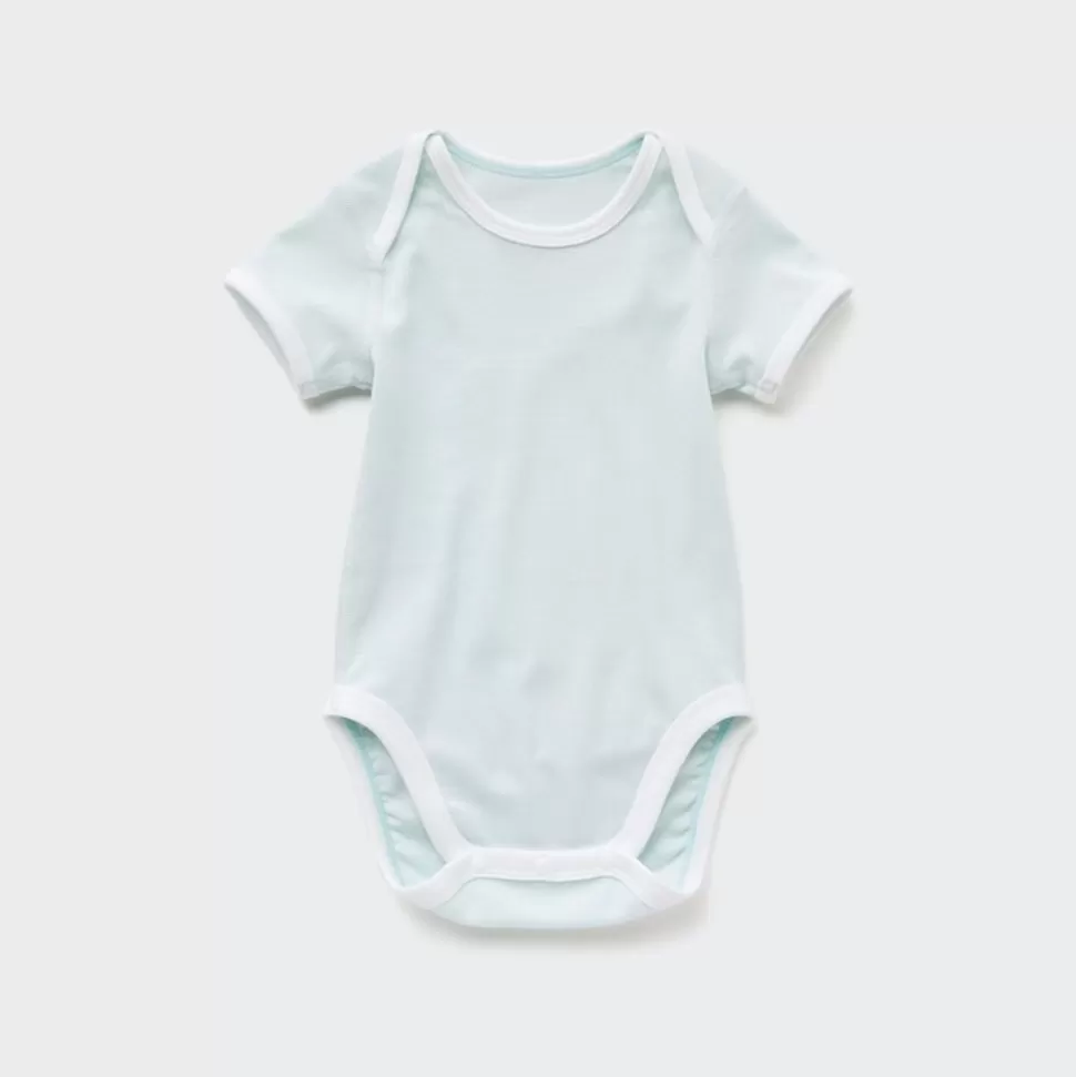 UNIQLO Strampler & Bodys*Kurzarm Body (Colourblock)