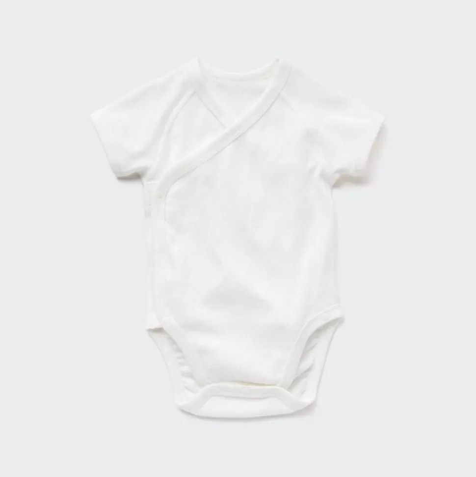 UNIQLO Strampler & Bodys*Kurzarm Body (Vordere Offnung, Lochmuster)