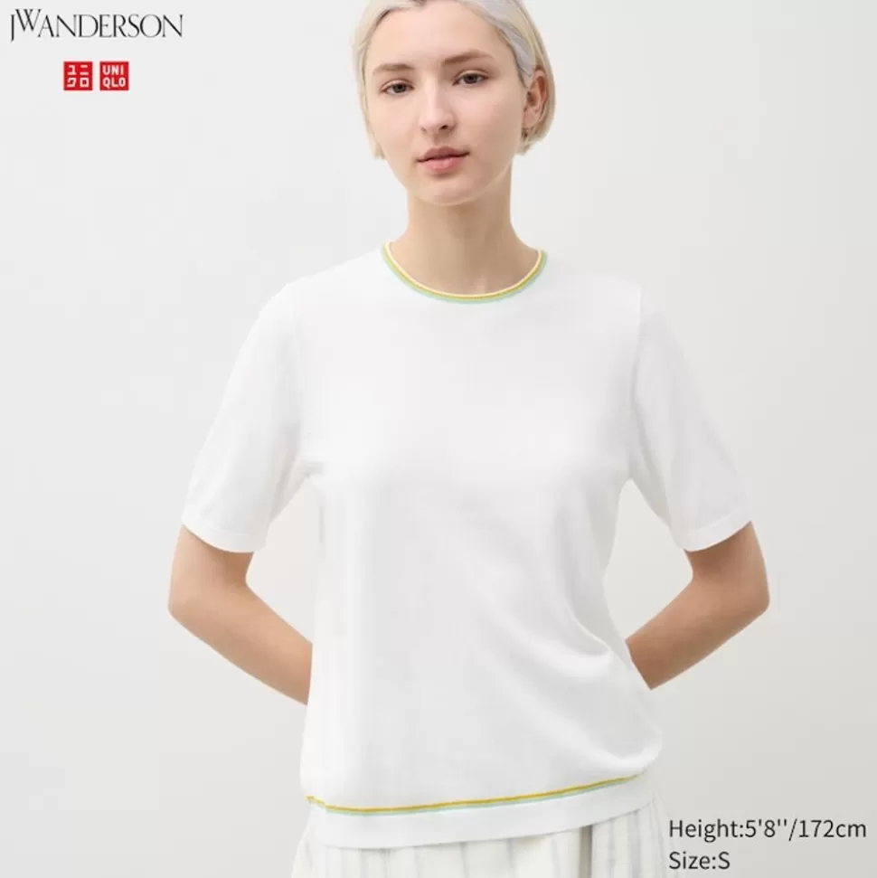 UNIQLO Pullover & Strickjacken*Kurzarm Pullover
