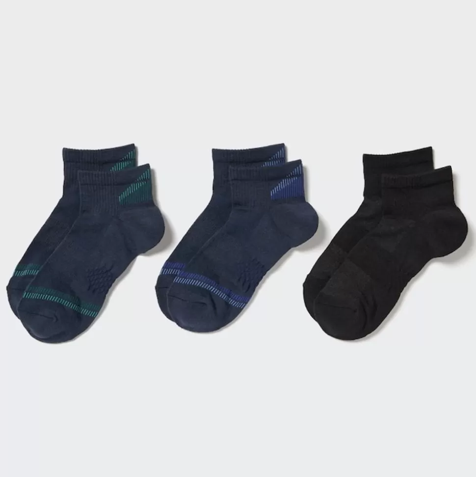 UNIQLO Socken, Strumpfhosen & Leggings*Kurze Gefutterte Sportsocken (3 Paar)