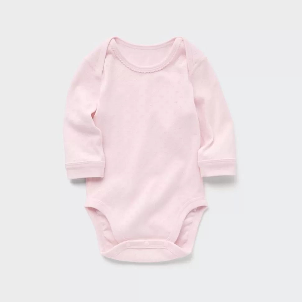 UNIQLO Strampler & Bodys*Langarm Body (Lochmuster)