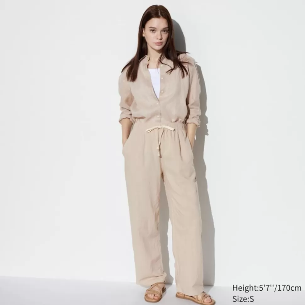UNIQLO Loungewear & Pyjamas*Leinenmix Easy Hose