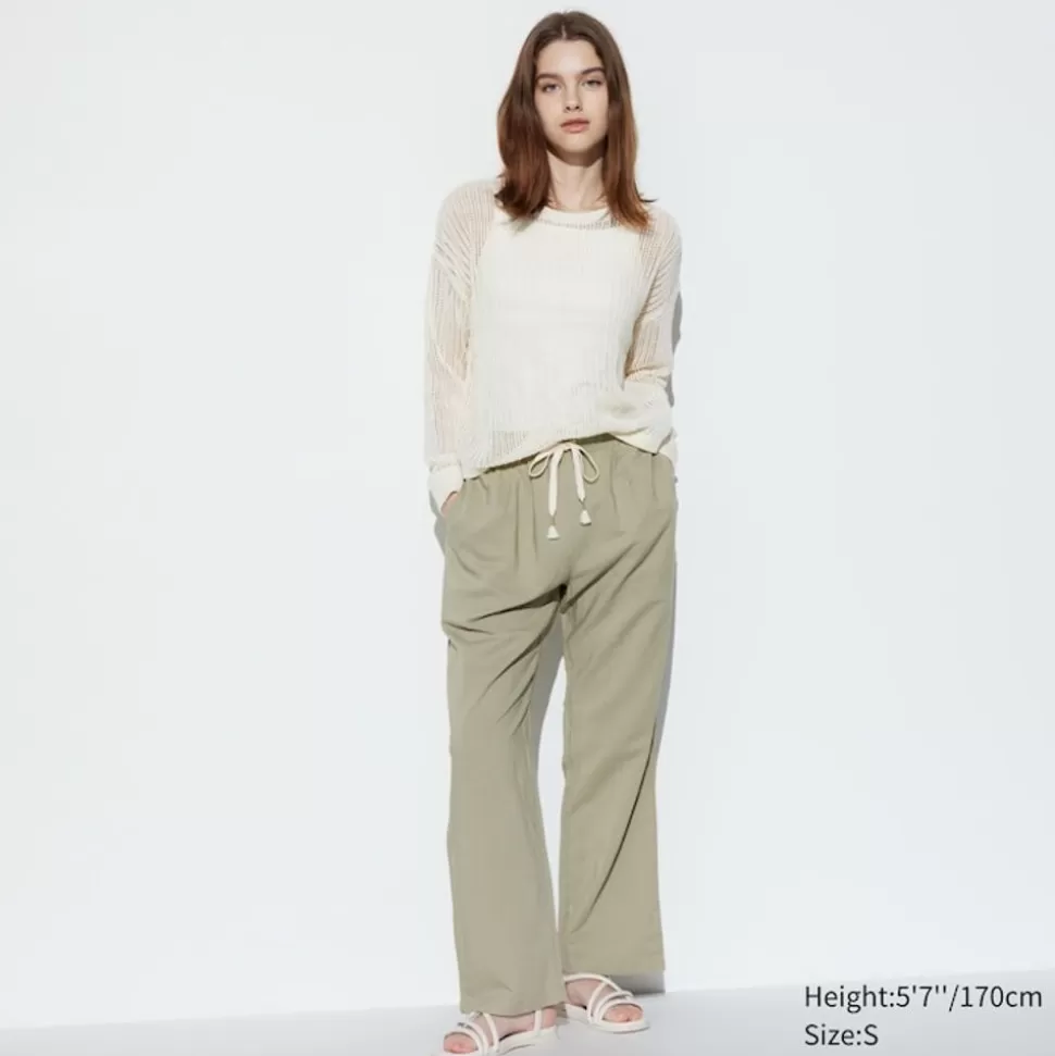 UNIQLO Hosen, Leggings & Jogginghosen*Leinenmix Easy Hose