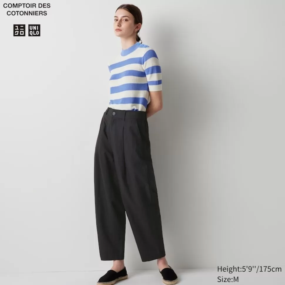 UNIQLO Hosen, Leggings & Jogginghosen*Leinenmix Hose (Wide Fit)