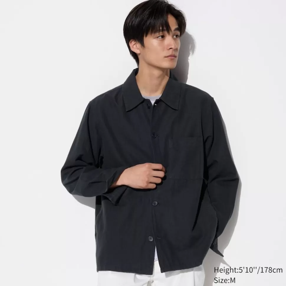 UNIQLO Mäntel, Jacken, Parka & Westen*Leinenmix Langarm Hemd