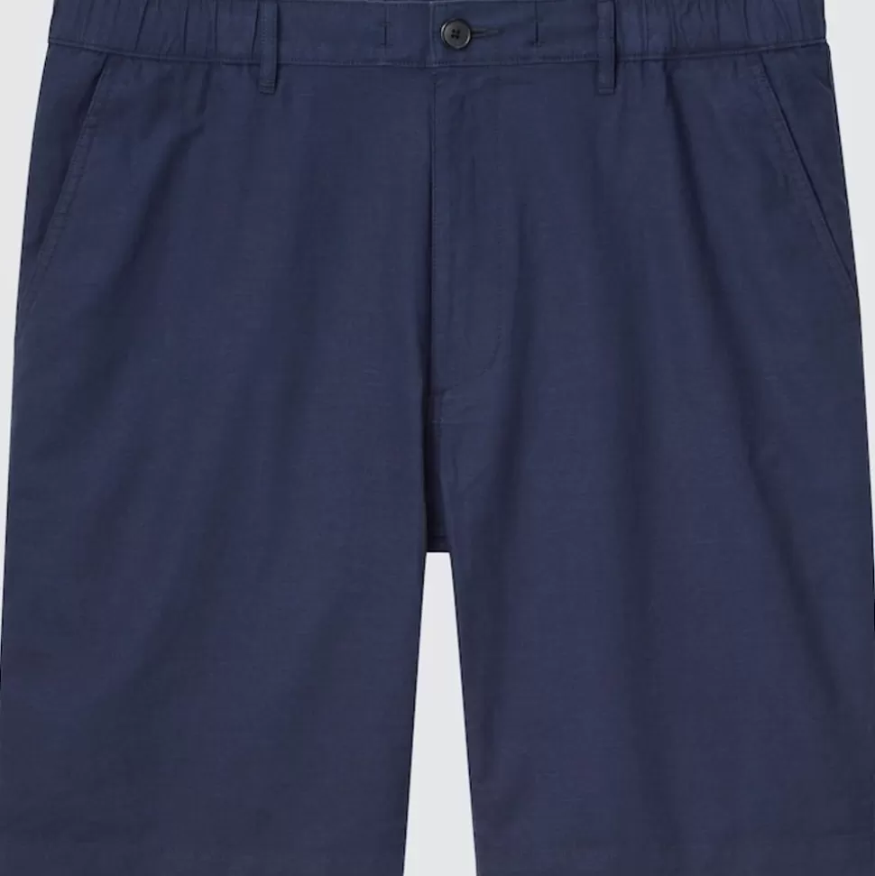 UNIQLO Shorts*Leinenmix Shorts Dunkelblau