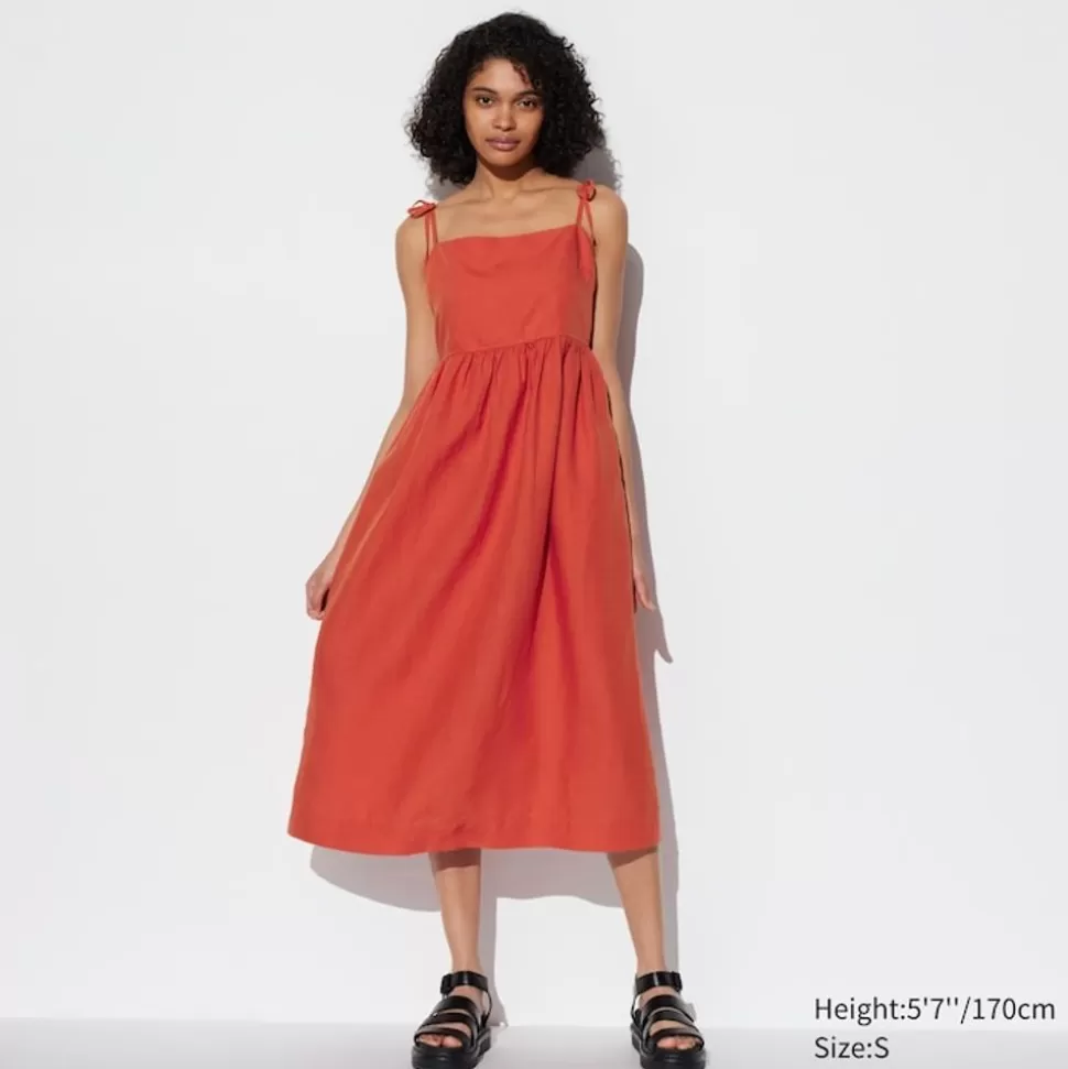 leinenmix_tragerkleid_2.webp UNIQLO Kleider, Jumpsuits & Overalls*Leinenmix Tragerkleid