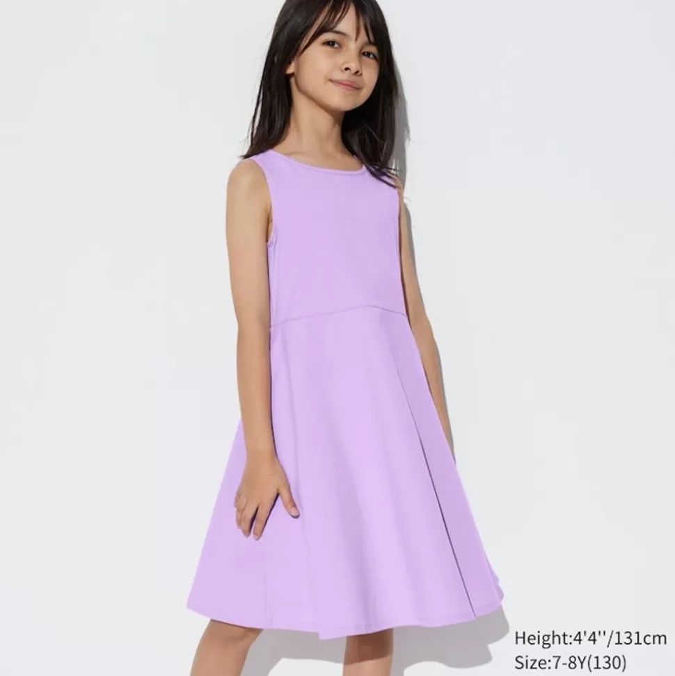 UNIQLO Kleider & Jumpsuits*Madchen Ausgestelltes Armelloses Ultra Stretch Airism Kleid