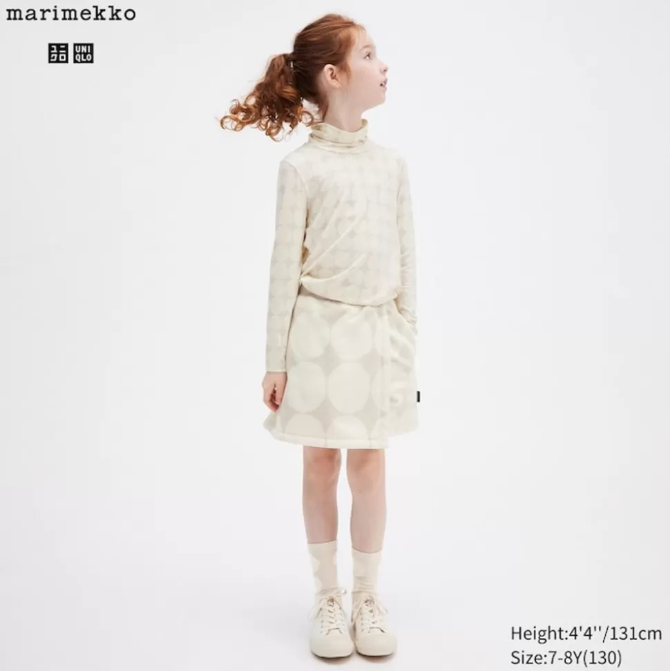 UNIQLO Röcke & Shorts*Madchen Gemusterter Fleece Skort