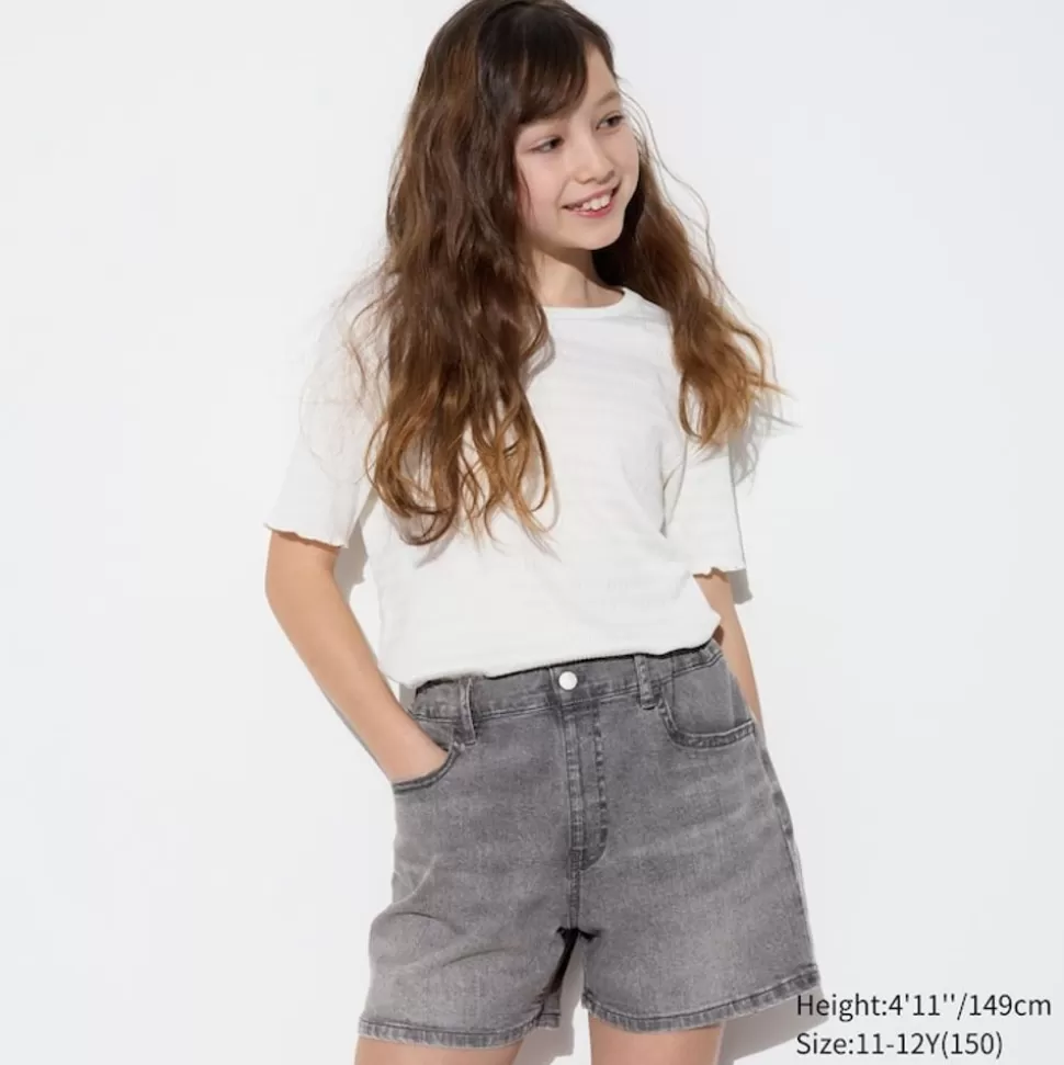 UNIQLO Hosen, Jogginghosen & Leggings*Madchen Jeansshorts
