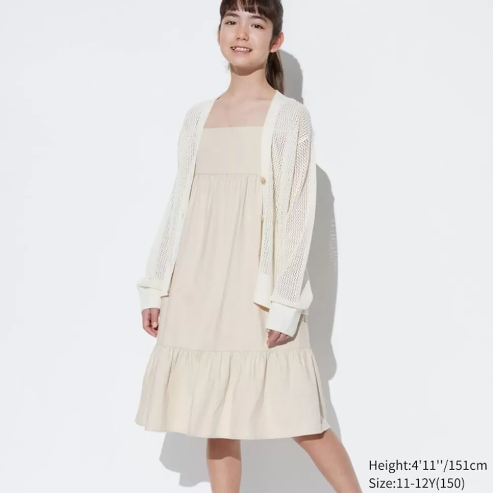 UNIQLO Kleider & Jumpsuits*Madchen Leinenmix Tragerkleid