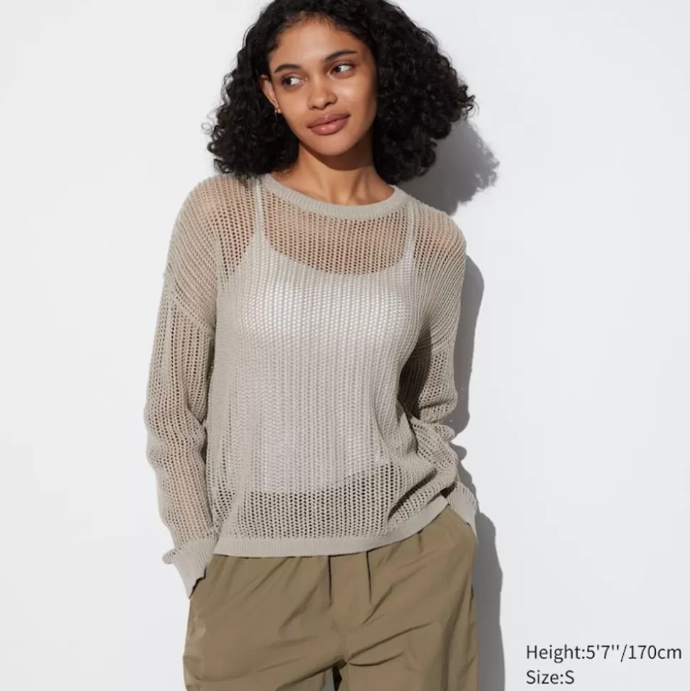 UNIQLO Pullover & Strickjacken*Mesh Pullover
