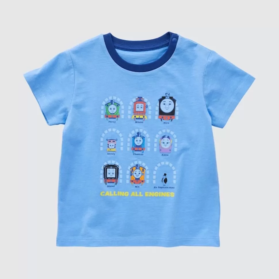 UNIQLO T-Shirts & Oberteile*My Special Friends Ut Bedrucktes T-Shirt Blau