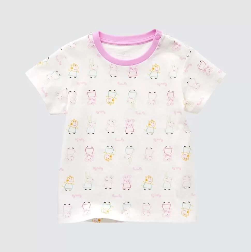 UNIQLO T-Shirts & Oberteile*My Special Friends Ut Bedrucktes T-Shirt Weis