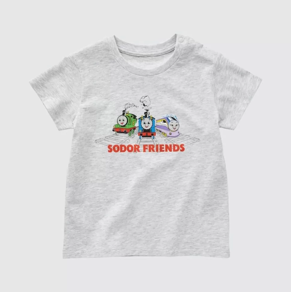 UNIQLO T-Shirts & Oberteile*My Special Friends Ut Bedrucktes T-Shirt Grau