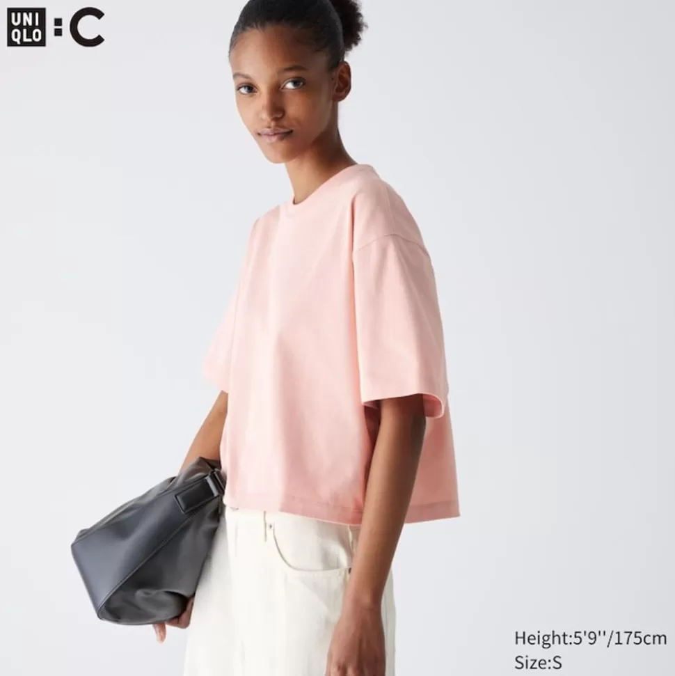 UNIQLO T-Shirts & Oberteile*Oversized Cropped T-Shirt