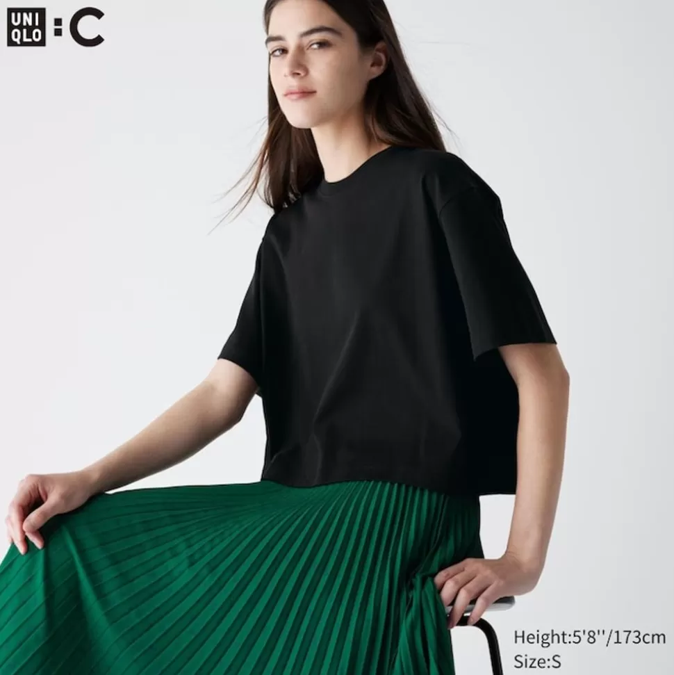 UNIQLO T-Shirts & Oberteile*Oversized Cropped T-Shirt
